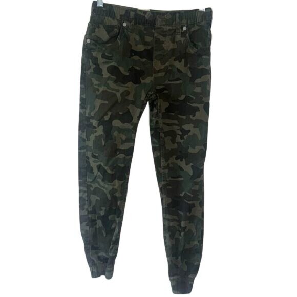 Levis boys  Jogger Pants Camo Print Size 10 Elastic Waist Cotton Blend - Picture 1 of 7